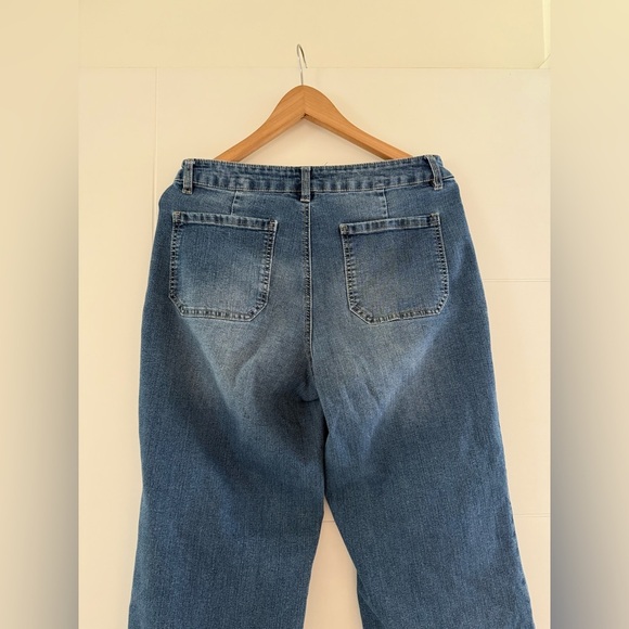 🛍️$5 SALE - D Jeans, cropped wide leg, size 10 - Picture 7 of 7